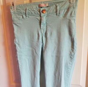 Light blue skinny jeans